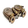 Vintage Antique 1917 Brass Travelling Telescope Binoculars, Vintage Item, Nautical Brass