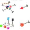 Fashion Multicolor Piercing Unisex Body Eyebrow Belly Tongue Bar Ring Trinket