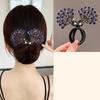 Peacock Shape Hair Clip Bun Maker Women Peacock Hairstyle Twist Multi-Functional Hair Curler Bun Maker Easy Fast Snap Roll Hair Tool for Long Hair