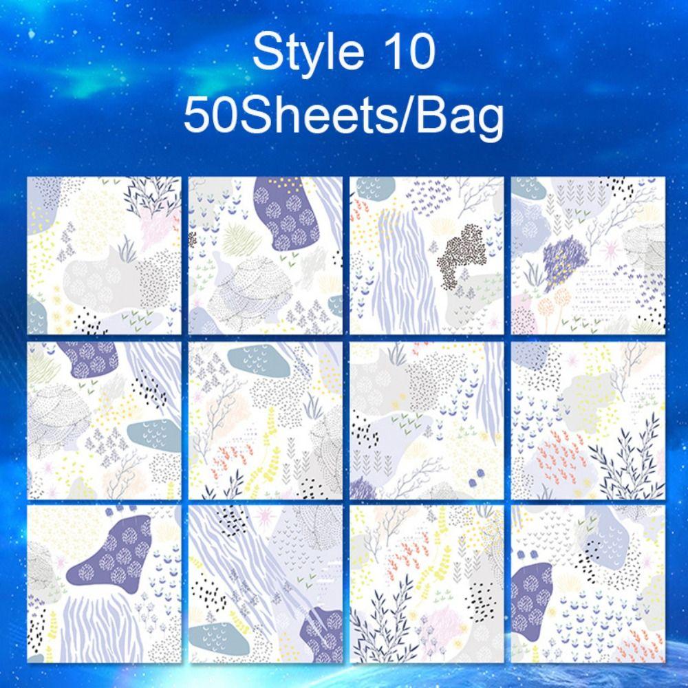 Креативная квадратная бумага для оригами, сделай сам, ручная работа, двухсторонняя раскраска, складная крафт-бумага, декор, художественный материал, образовательная бумага со звездами