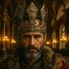Королевская корона с цирконами Изысканные аксессуары для Хэллоуина Ретро металлическая тиара принца Свадебная