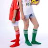 Football Sports Socks Long Knee Cotton Spandex Kids Legging Stockings Soccer