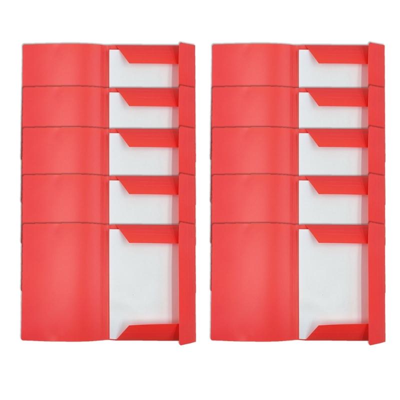 10 Pcs A4 School Postal Folder File Folder File Organiser Portfolios Folder Document Folder for School Office