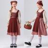 New Parent-child Girls' Women's Clothing, Drama Performances, Pastoral Farm Maid Adult Clothes