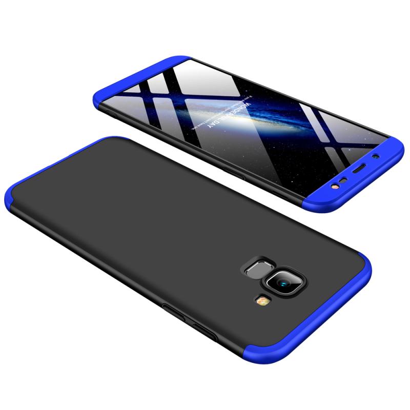 Для Samsung J6 2018/on 6 Ультратонкий 360-градусный Нескользящий Ударопрочный Полностью Защитный Чехол