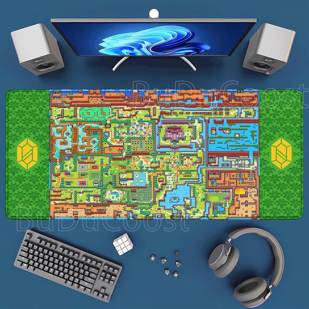 Link Mouse Pad Pc Gamer Anime Zelda Mousepad Cabinet Keyboard Carpet Antislip Computer Gaming offices HD Printing XXL Desk Mat