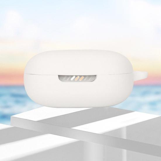 Противоударный силиконовый чехол для наушников JBL Live Flex с защитой от падения и отпечатков пальцев, дорожный чехол-вкладыш с отверстием для зарядки