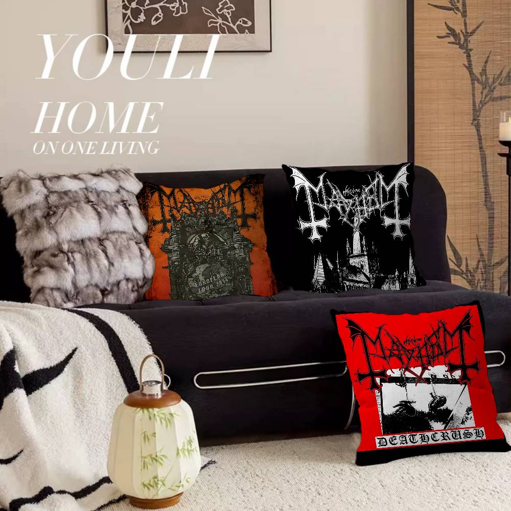 Mayhem Band Stitch Lucky Dragon Pillow Cover Sofa Cushion Cover Home Room Decoration Children Gift