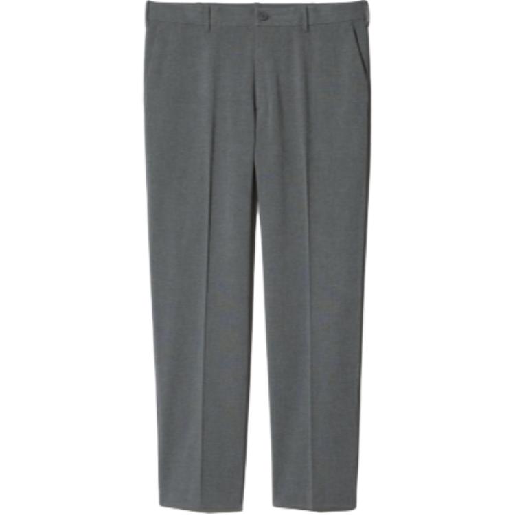 Uniqlo Однотонные брюки-костюм с карманами и кулиской для мужчин 482886-06