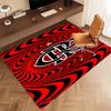 1pc Clube de Regatas do Flamengo Print Area Rug - Soft, Washable Non-Slip Indoor Mat, Living Room, Home Office Decorative Rug,Office Decorative
