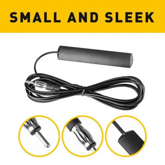 Universal New Car Hidden Amplified Set Antenna Electronic Stereo 12V FM/AM Radio