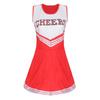 Plus Size Womens Cheerleading Costume Sexy Stage Performance Uniform Milk Fabric