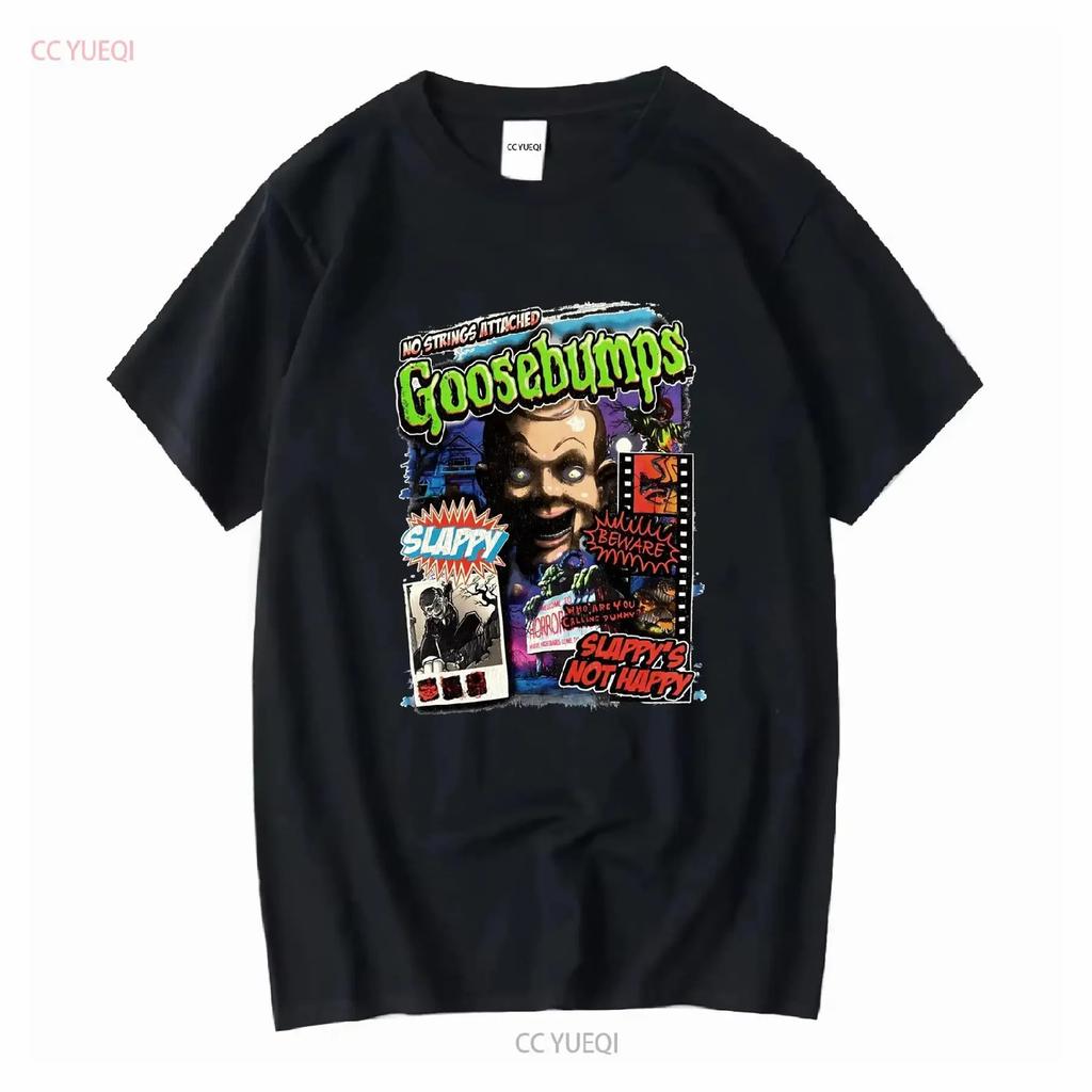 Goosebumps No Strings Attached Slappy Rl Stine Horror T Shirt Xl vintage Washed streetwear Top For Everyday Wear Casual Stylish