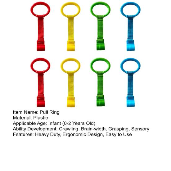 4/8 шт. Детское кольцо для подтягивания, Помощник для ходьбы для малышей, Инструмент-помощник для тренировочных упражнений, Подставка