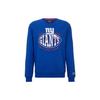 HUGO BOSS X NFL Sweatshirts Men's Dark Blue Crew Neck Moderate Regular 50504600-428