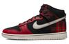Dunk High Se Клетка Тартан Черный Университетский Красный DV0826-001