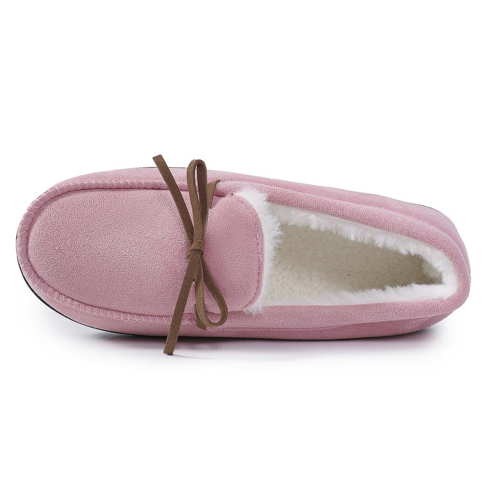 Осенне-зимняя женская теплая повседневная обувь для отдыха на природе с бантом и круглым носком, универсальная домашняя одежда, хлопковая обувь