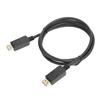 DP to DP Cable Black ABS Material Version 1.2 for Computer Display Converter 4k 60hz