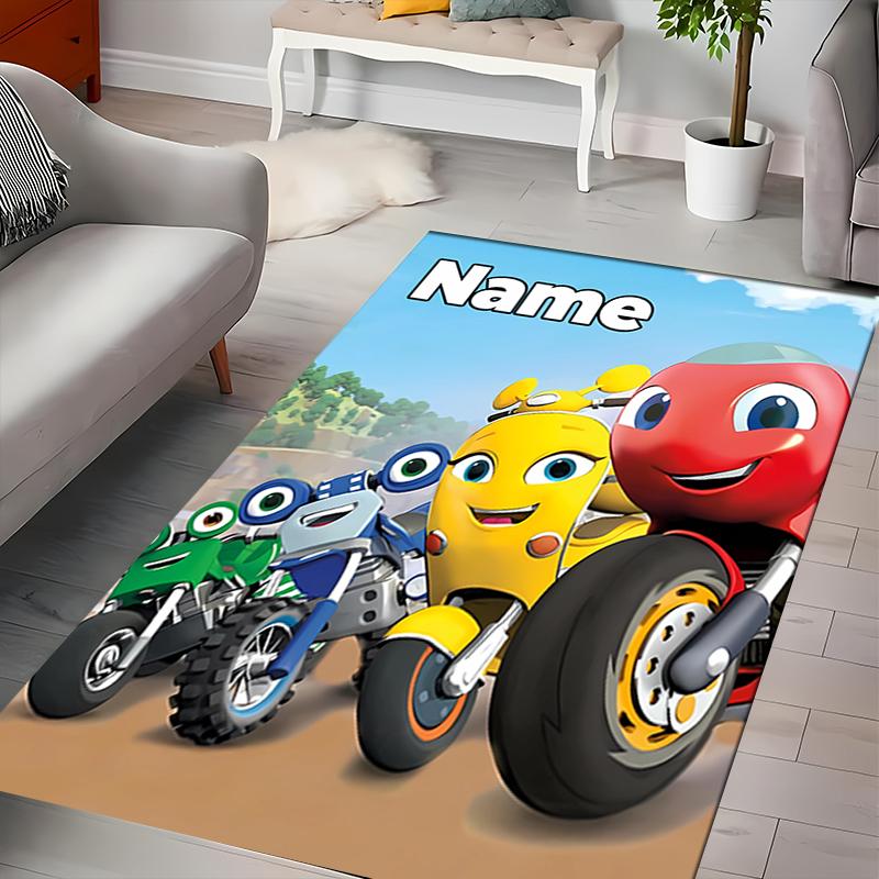 Custom personalization Ricky Zoom Area Rug - Perfect For Kitchen, Bathroom,Laundry Room Decor Large Size Available,Gift All Seasons