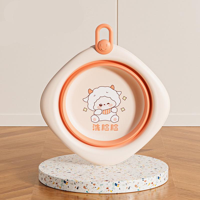 Складной умывальник, таз для стирки, складной умывальник, дизайн со шнурком, таз для купания, умывальник для ежедневного умывания лица, рук