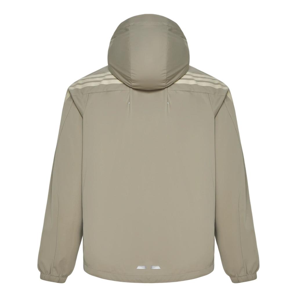Men's Adidas Jackets Men's Light Sesame Taupe Hooded Non Detachable Moderate