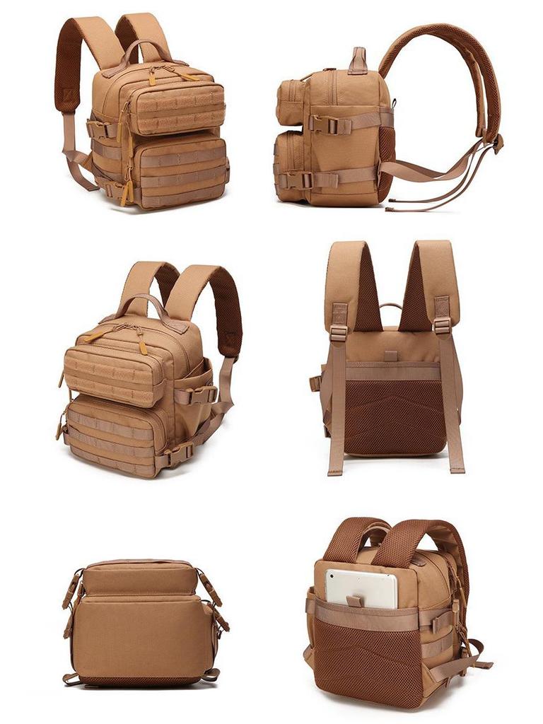 Многофункциональный мини-рюкзак для походов на открытом воздухе 9 л - спортивная и походная двухплечевая сумка 3P