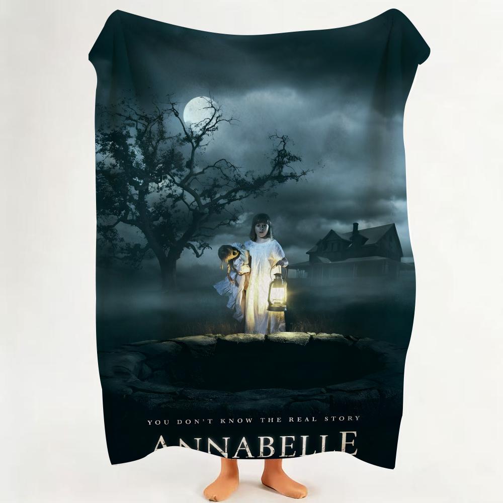 Movie A Annabelle Flannel Blanket Suitable for Sofa Living Room Bedroom