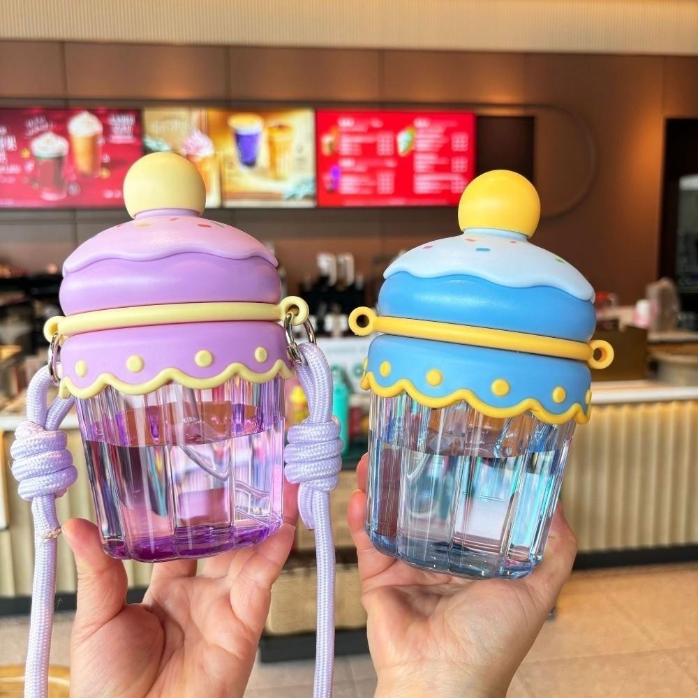 Transparent Clear Tumbler Crossbody Hanging Rope Iced Coffee Cup Drinkware Suction Cup  Home Use