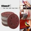 5pcs 125mm/5'' Orbit Sanding Polishing Sheet Sandpaper Round Shape Sander Discs Mixed 60/80/100/120/240 Grit Polish Pad