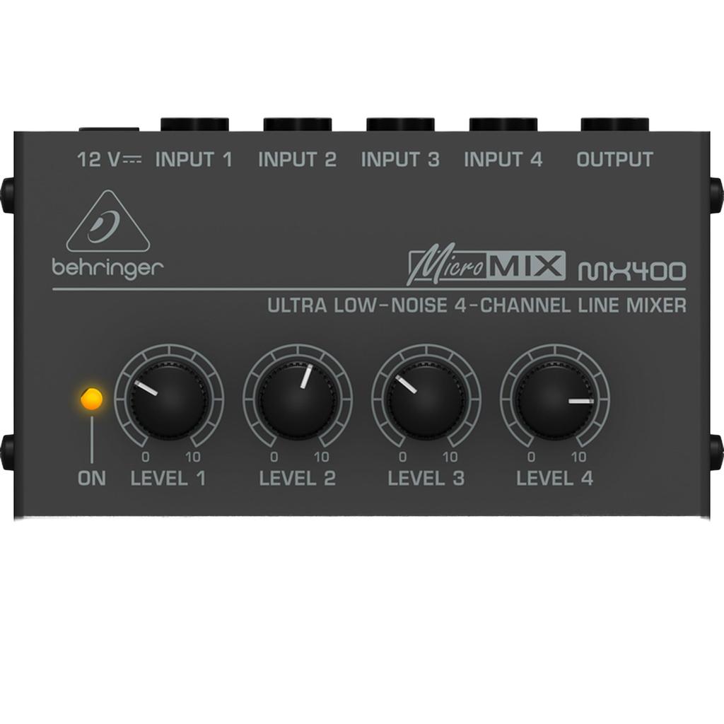 Behringer 4-Channel Compact Mixer Black MX400