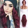 MERISIHAIR Чистый серый, розовый, синий цвет, длинные волнистые парики для женщин, синтетические волосы, высокотемпературное волокно, средний размер