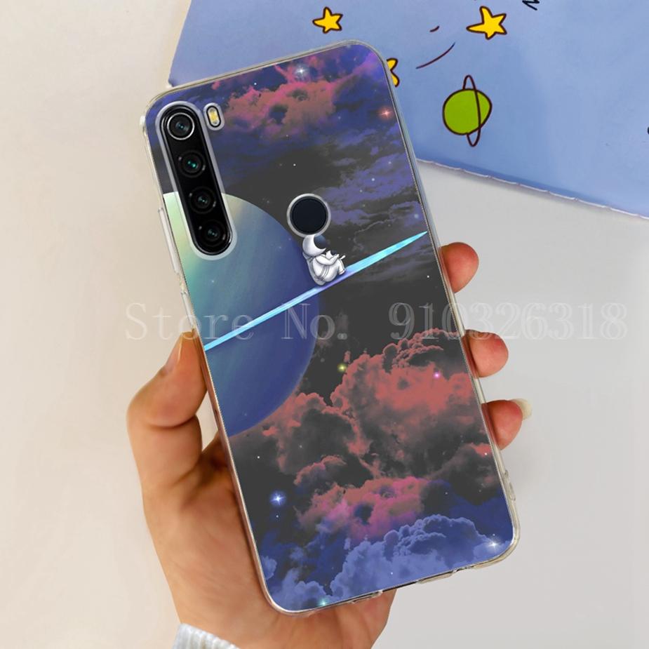 Чехол для Xiaomi Redmi Note 8 Redmi Note 8T Прозрачный Силиконовый Мягкий Тонкий Чехол для Телефона Для Xiaomi Redmi Note 8 Pro Note8 Задняя Крышка Capa