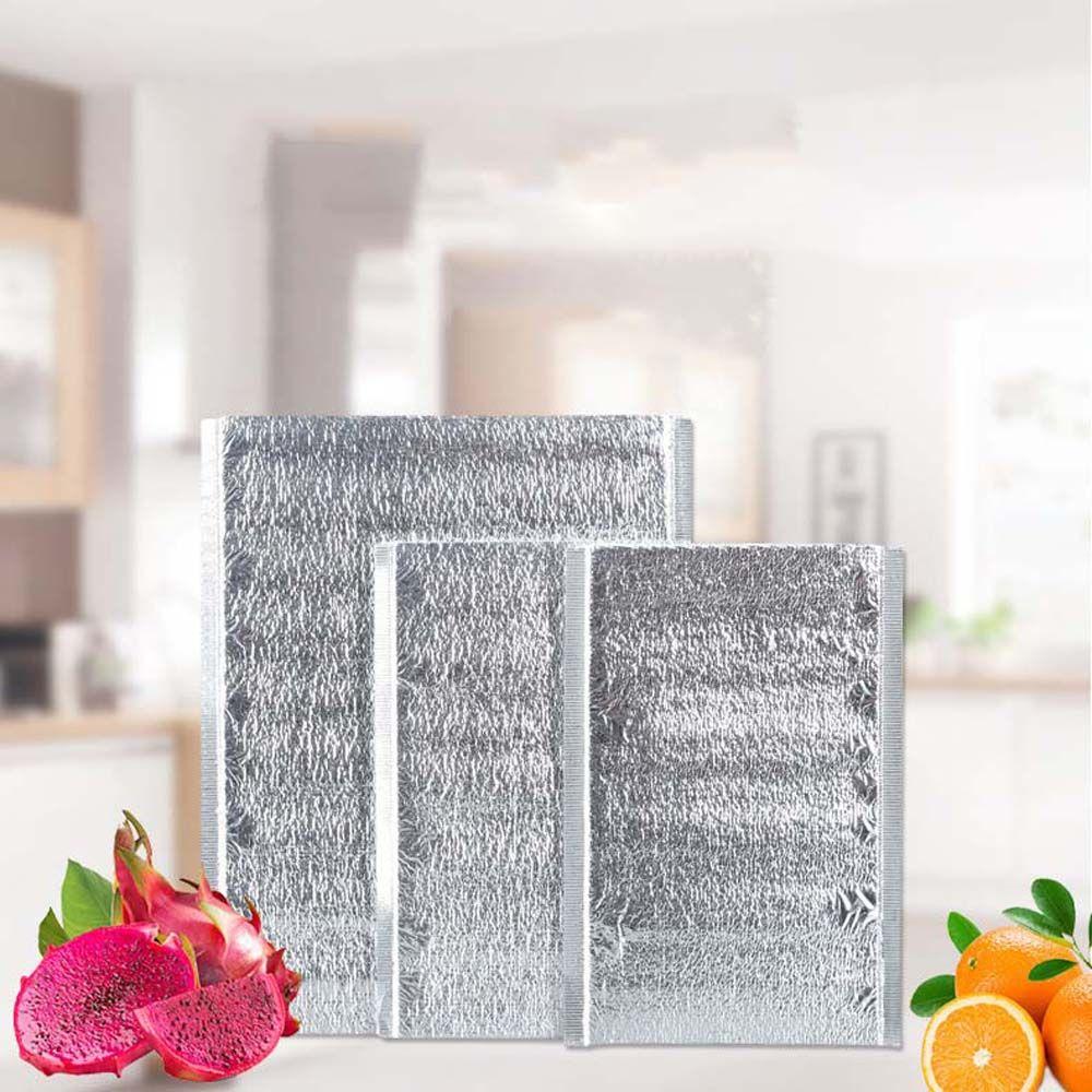 Takeaway Aluminum Foil Packaged Food Pouches Thermal Insulation Bag Kitchen Gadgets Hot &Cold Pouch