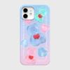 Роскошный Clmj Милый разноцветный медведь Чехол для телефона для iPhone 17 16 15 14 13 12 11 Pro Max X XS XR Plus Air Глянцевая пленка Жесткий чехол из ПК