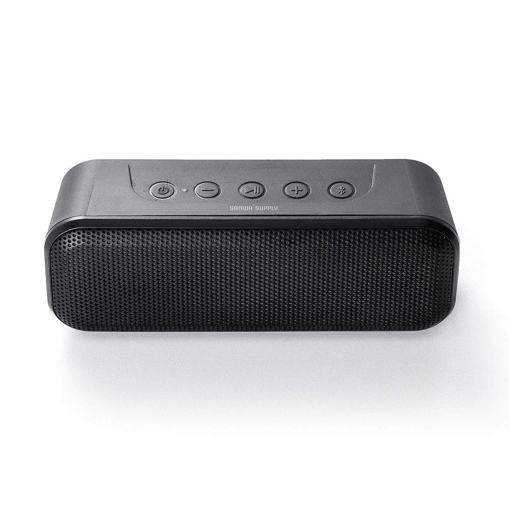Sanwa Direct Bluetooth IPX4 10 Вт TWS Пассивный Беспроводной Портативный Динамик, Водонепроницаемый, Выходная Мощность, Совместимый, 3,5 мм Подключение, Радиатор, Встроенный