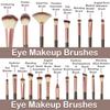 Новый набор из 30 кистей для макияжа кофейного цвета, 46 предметов, набор пуховок для пудры, инструменты для красоты, большой набор