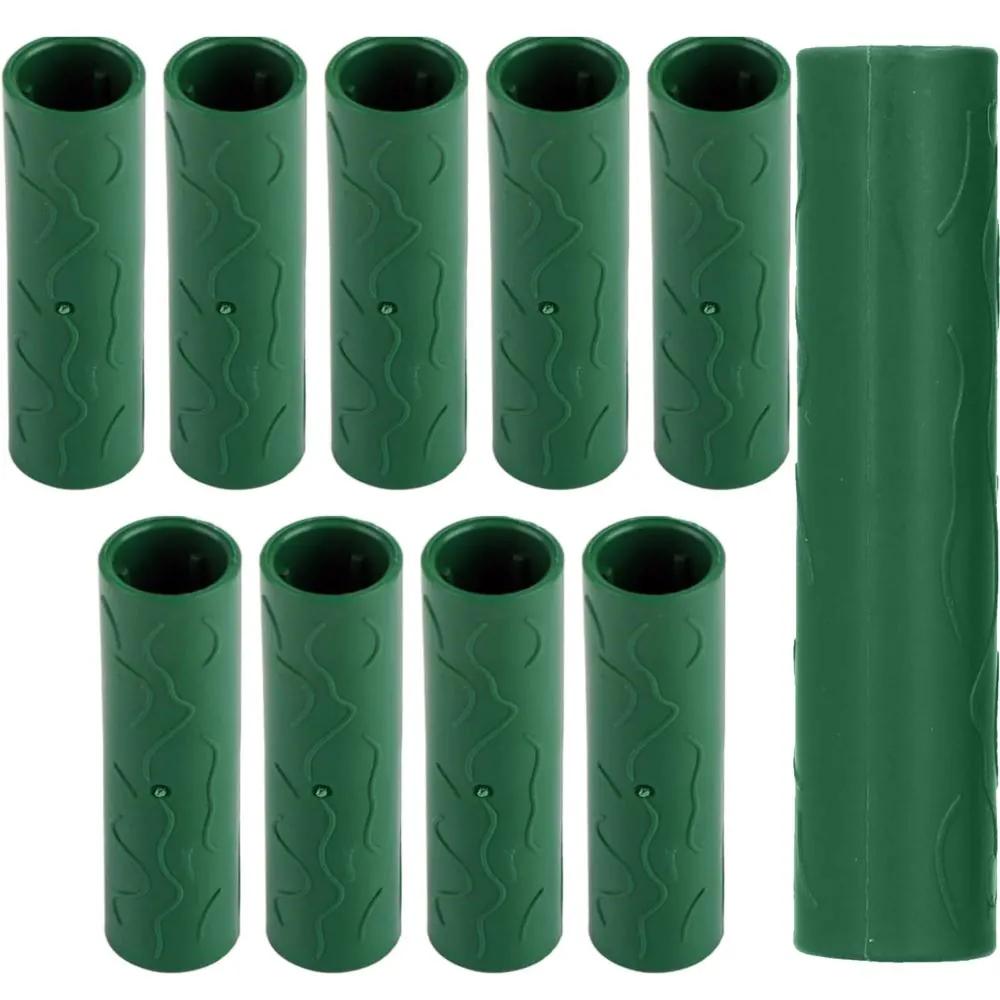 Straight Connector for Garden Poles Top Connector Handle 11mm 10 Pieces