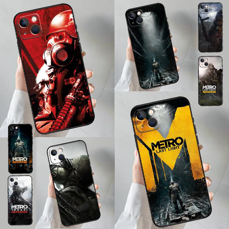 Metro 2033 Case For iPhone 16 15 14 13 12 Mini 11 Pro Max X XR XS 7 8 Plus Soft Bumper Cover