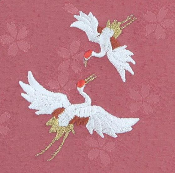 Daiko Sangyo Эстер Сакура Шелк Фукуса (Ткань Упаковочная ткань) с Золотым Конвертом, Набор для Поздравлений/Соболезнований, Сделано в Японии, Розово-Фиолетовый