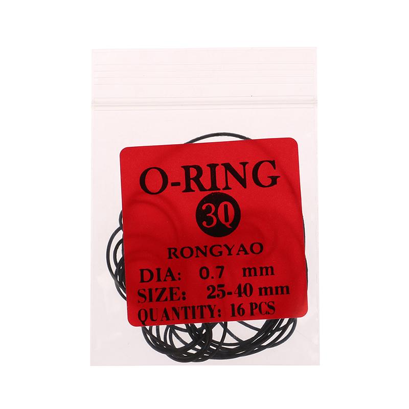 1Pack 0.5/0.6/0.7/0.8Mm Watch O-Ring Waterproof Rubber Watch Back Cover Gaskets