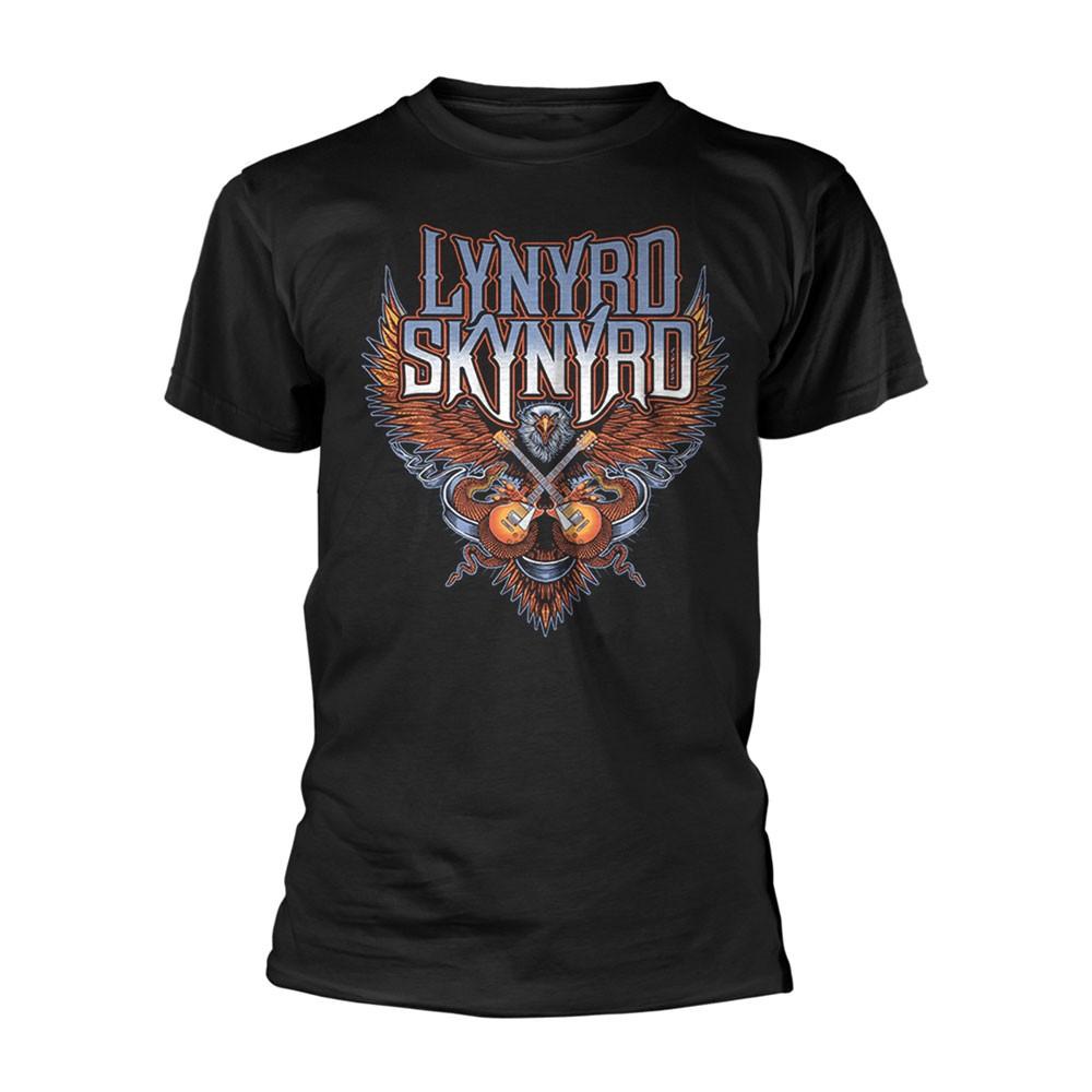 Men's Lynyrd Skynyrd Crossed Guitars T-shirt Small Black
