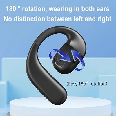 1 шт. Bluetooth 5.4 бизнес-наушники беспроводные одинарные наушники с микрофоном мини-крючок стерео музыкальные наушники для телефона