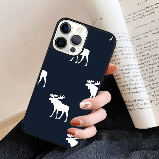 Красивая природа Дикий олень Лось Олень Чехол для телефона Задняя крышка для iPhone 17 Air 16 15 14 13 11 12 Pro Max Plus