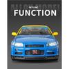 1/18 Nissan Skyline Ares GTR GT-R R34 Сплав Трассовый Спортивный Автомобиль Модель Литьевой Металл Гоночный Автомобиль Модель Транспортного Средства Звук и Свет Детская Игрушка Подарок