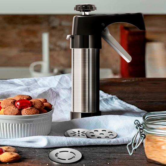 Съемная трубка для украшения печенья с различными конструкциями. Простая в использовании. Чистый пищевой удобный инструмент для прессования печенья.