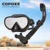 COPOZZ Новая маска для дайвинга Маска с полным обзором Маска для снорклинга под водой Набор для снорклинга Плавание Снорклинг HD Антизапотевание Профессиональное оборудование для дайвинга