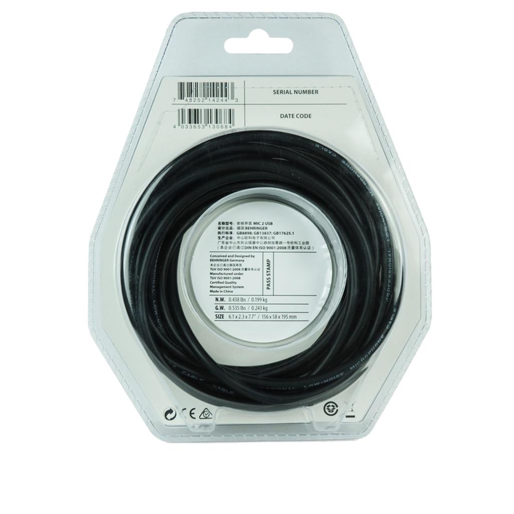 Behringer Микрофонный USB аудиоинтерфейс кабель MIC 2 USB