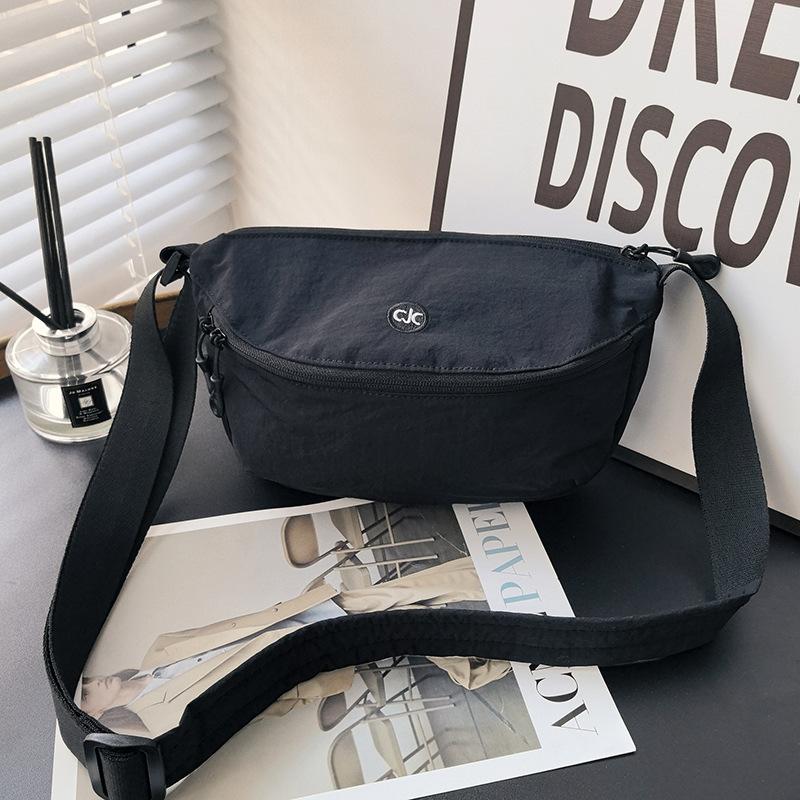 Японская ультралегкая водонепроницаемая сумка кроссбоди из ткани Оксфорд, универсальная, одноплечевая, нейлоновая, легкая и простая сумка-седло на грудь