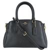 Used Handbag F28977 Leather Black Mini