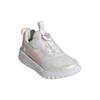 adidas Activeflex 4.0 Habu Модные Удобные Универсальные Мягкие Низкие Повседневные Кроссовки Детские Кроссовки Белый Розовый Кварц HP3610